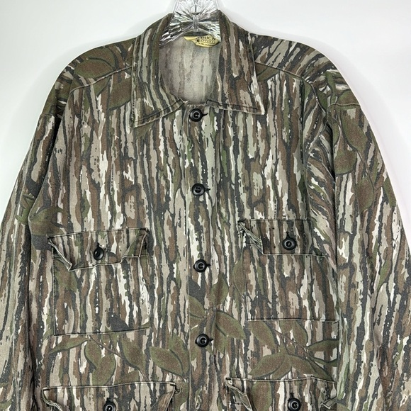Vintage Buck Apparel Camo Long Sleeve Button Down Shirt XL - Picture 2 of 10